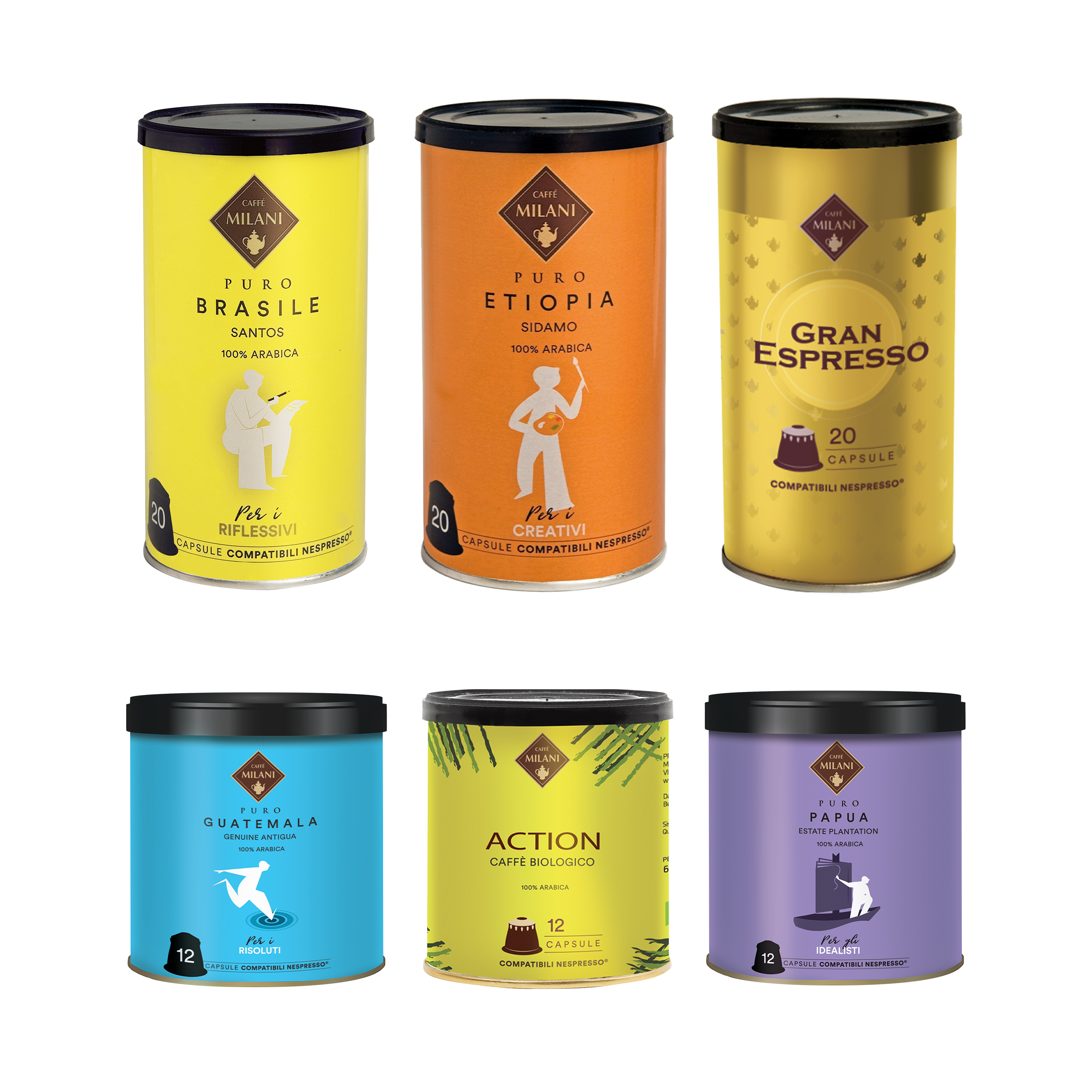 Kit Degustazione in capsule compatibili Nespresso® Caffé Milani