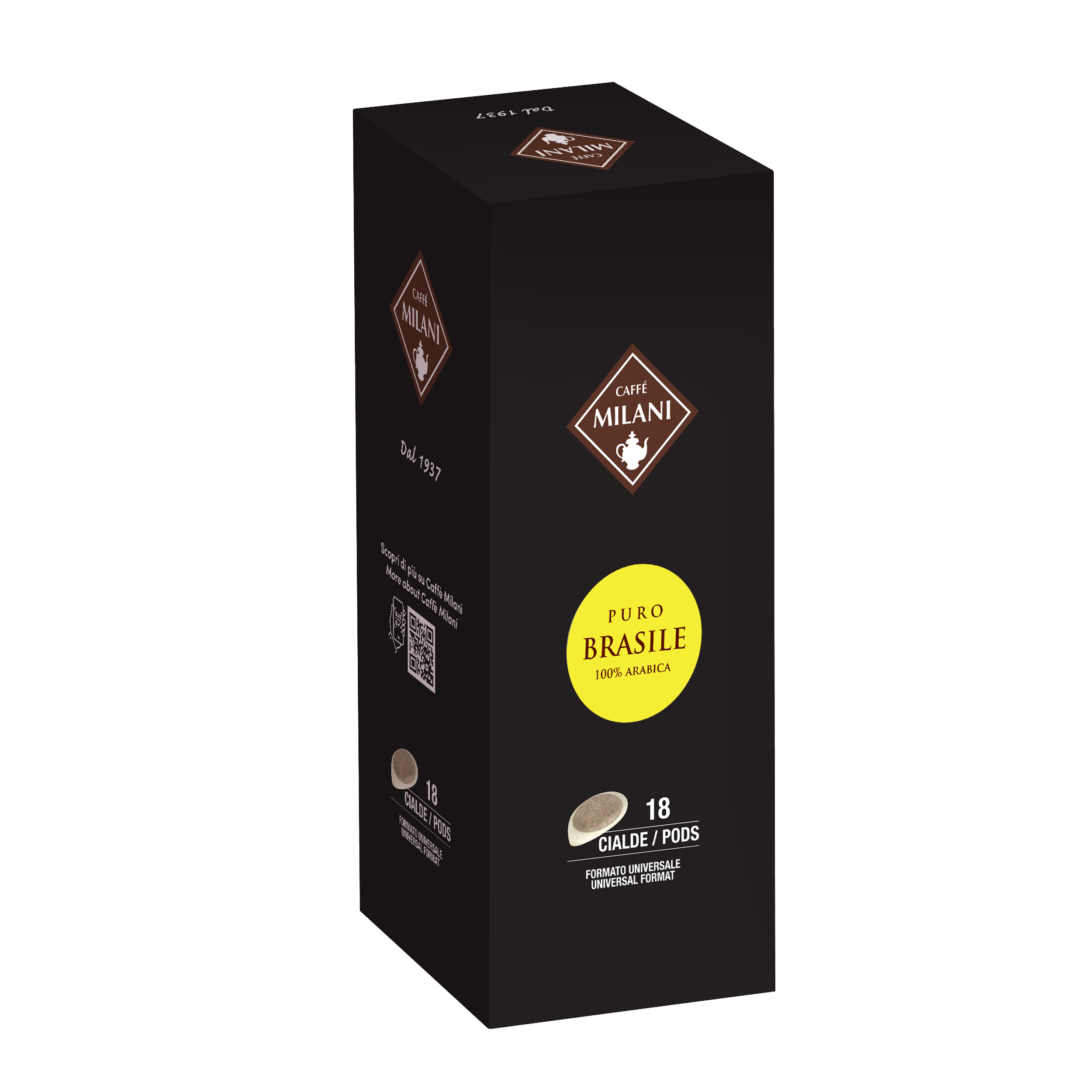 Puro Brasile in cialde Caffé Milani