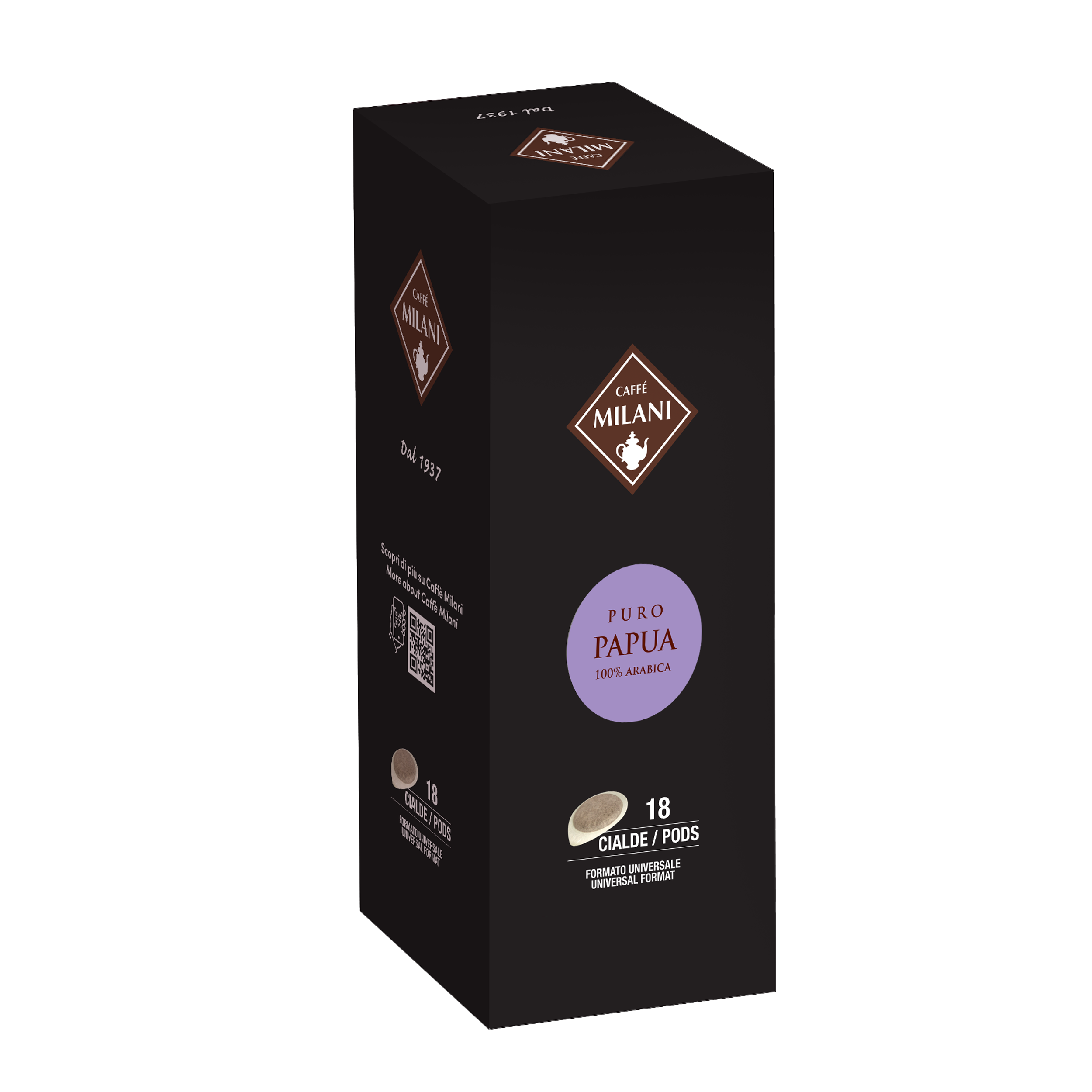 Puro Papua in cialde Caffé Milani