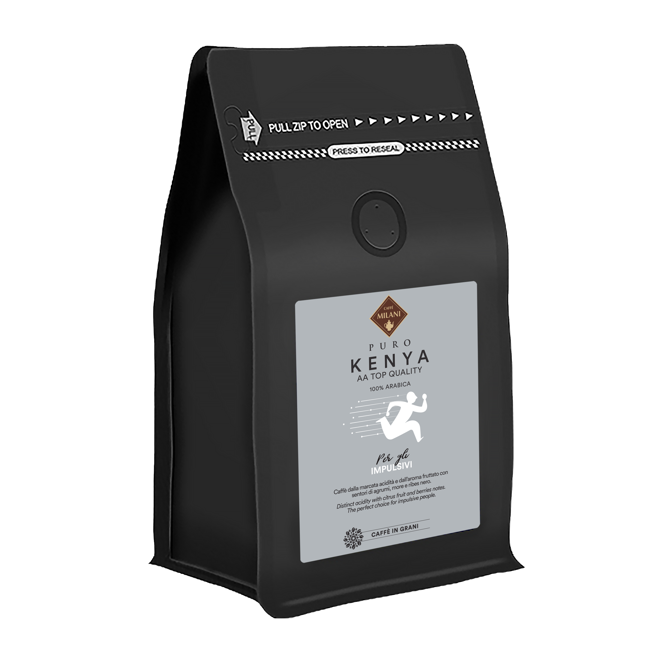 Kenya in grani Caffé Milani