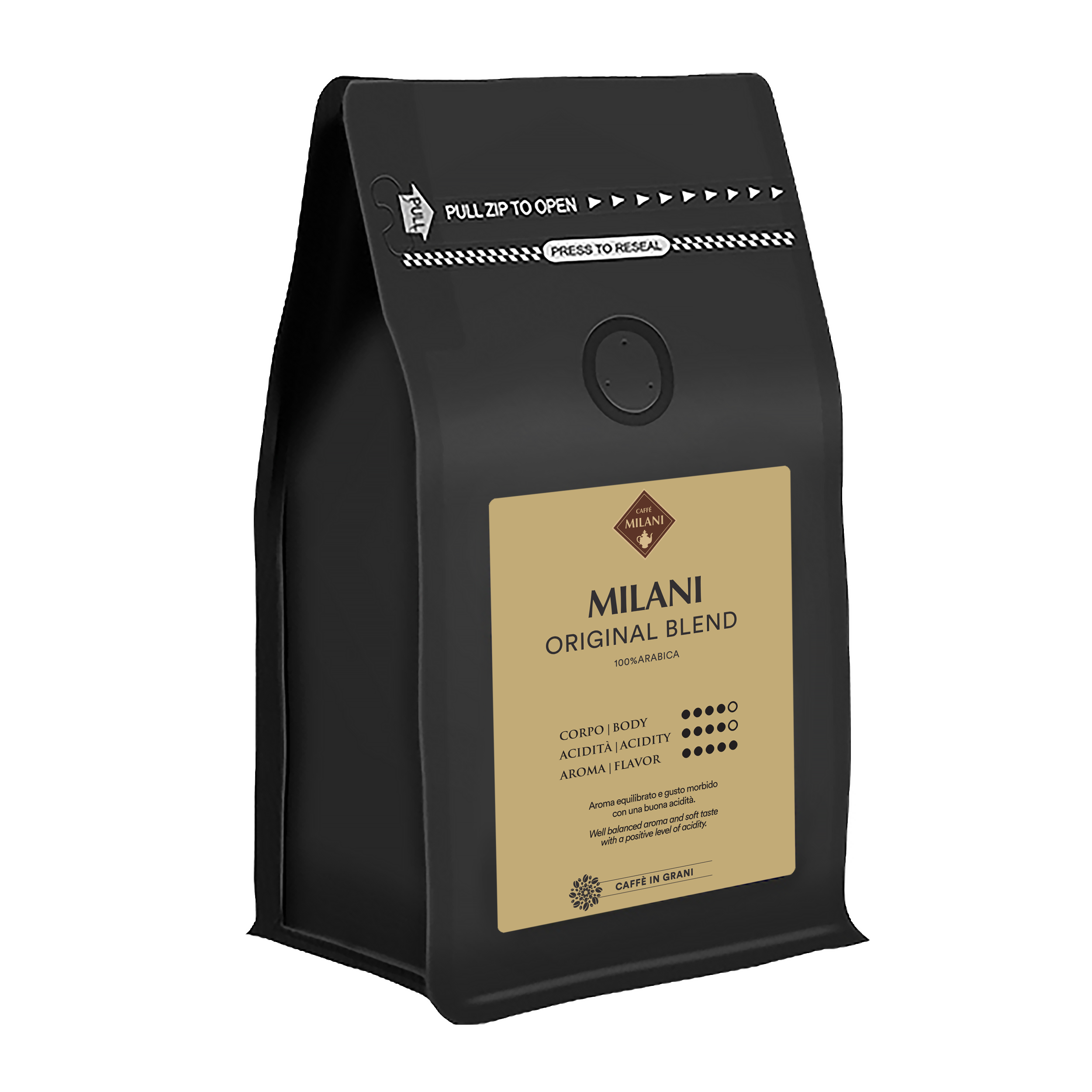 Puro Milani Original Blend in grani Caffé Milani
