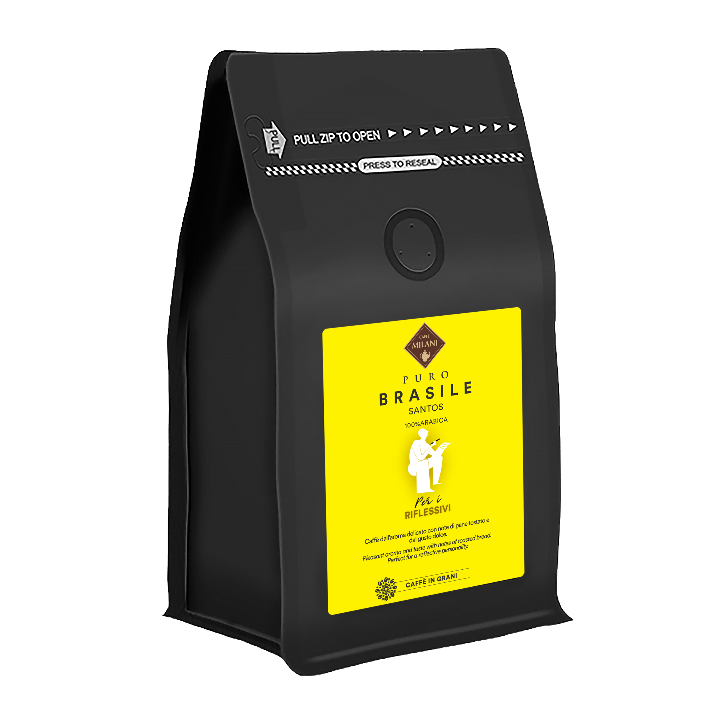 Puro Brasile in grani Caffé Milani