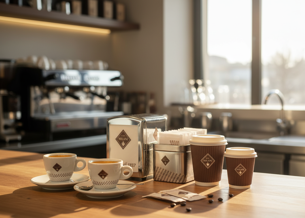 Prodotti Mercandising Caffé Milani
