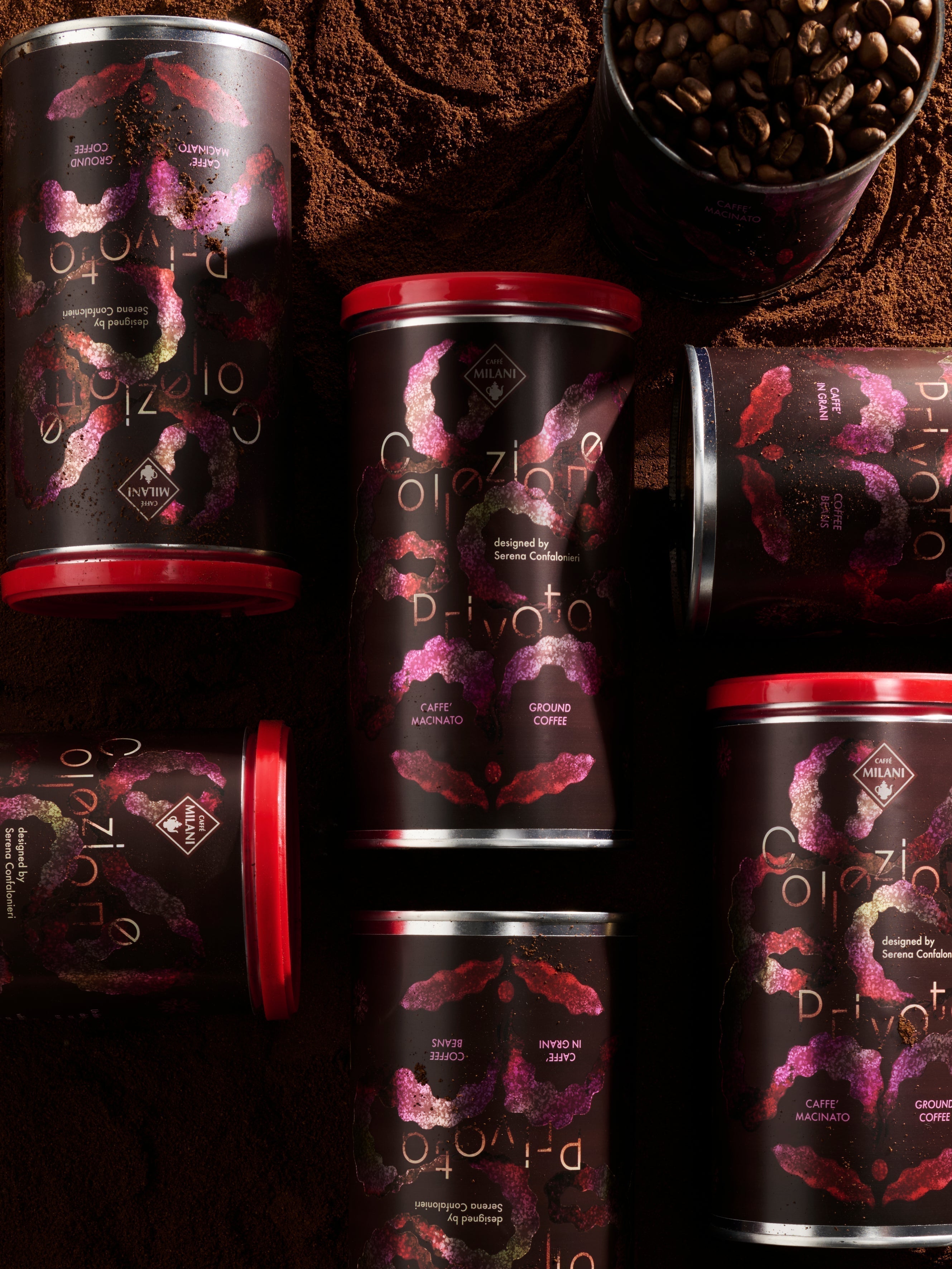Serena Confalonieri per Caffé Milani: una special edition di design per la miscela Collezione Privata