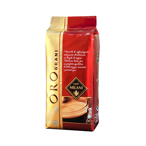 Oro in grani prodotto Caffè Milani per la grande distribuzione