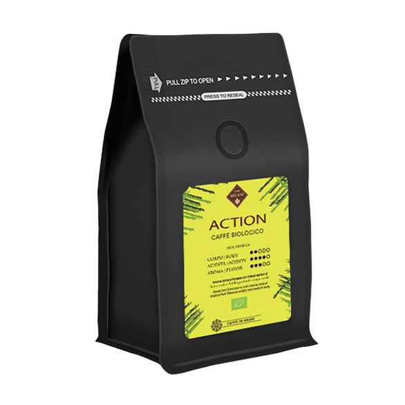 Action Bio in grani Caffé Milani