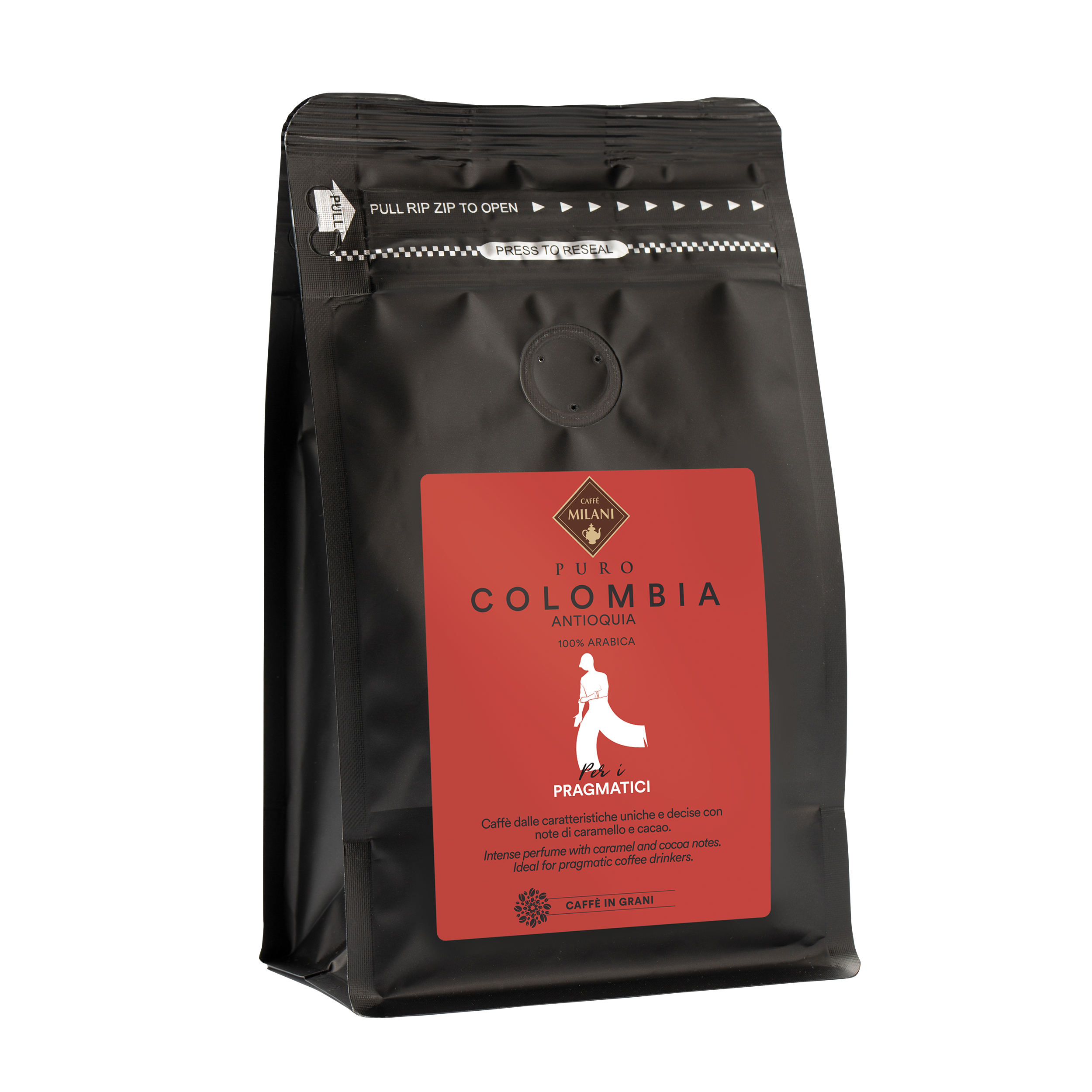 Colombia in grani Caffé Milani