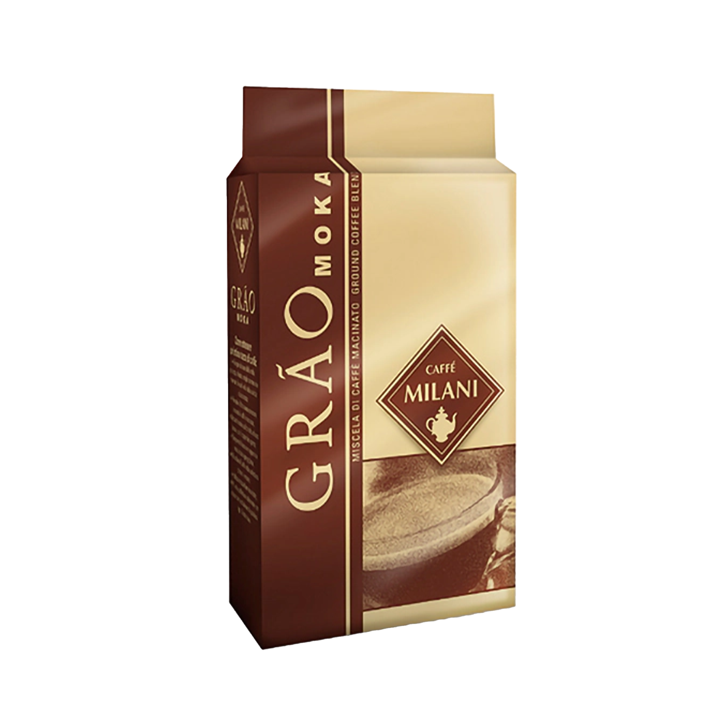 Grao macinato prodotto Caffè Milani per la grande distribuzione