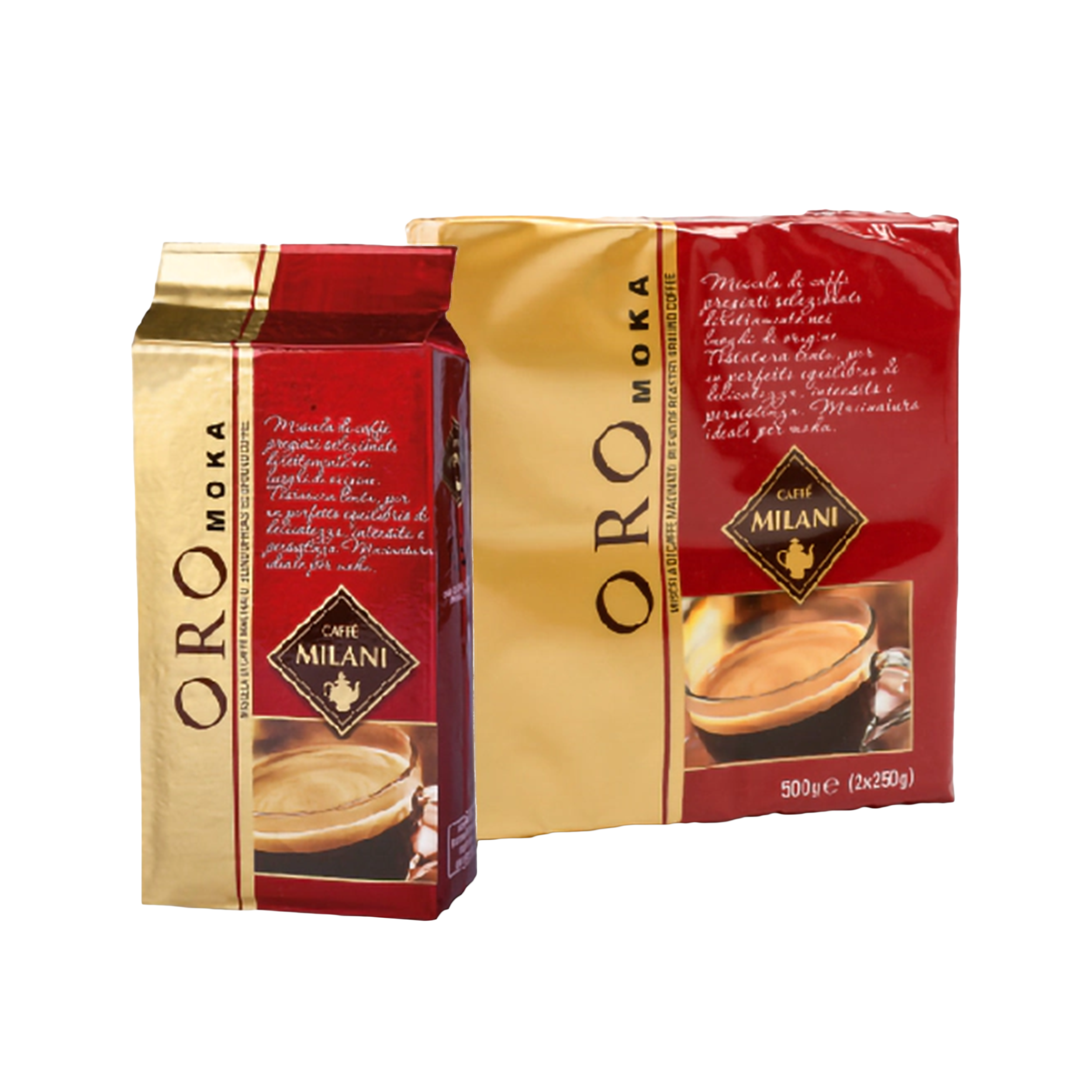 Oro macinato prodotto Caffè Milani per la grande distribuzione