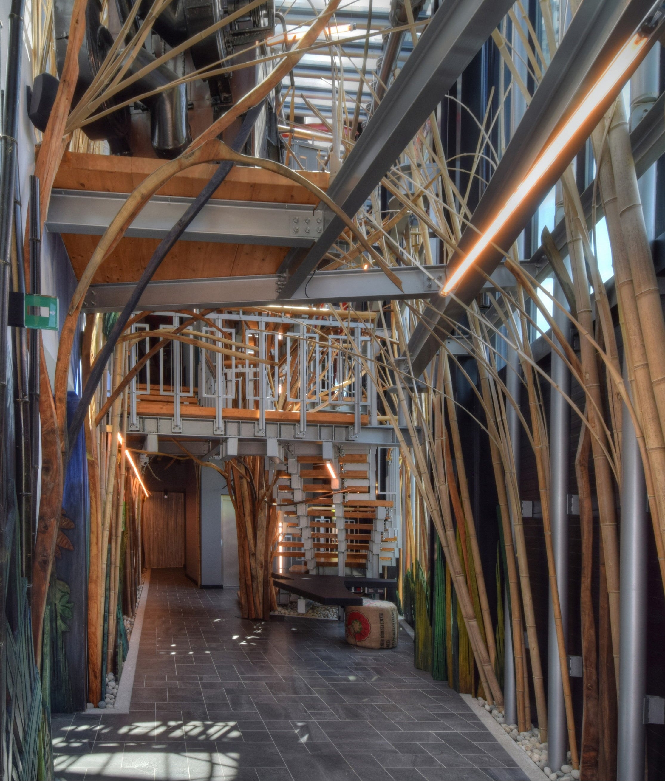 Ingresso del Centro Espositivo Caffé Milani a Lipomo Como